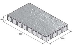 BEST ATRIO výška 60mm colormix etna STANDARD